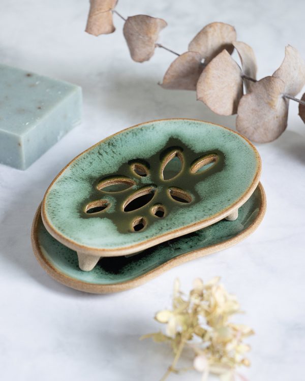 Seifenschale SF4 (optional mit Unterteller)